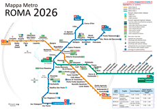 mappa metro Roma Gennaio 2026