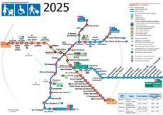 Mappa metro Roma 2025 accessibile con ascensori